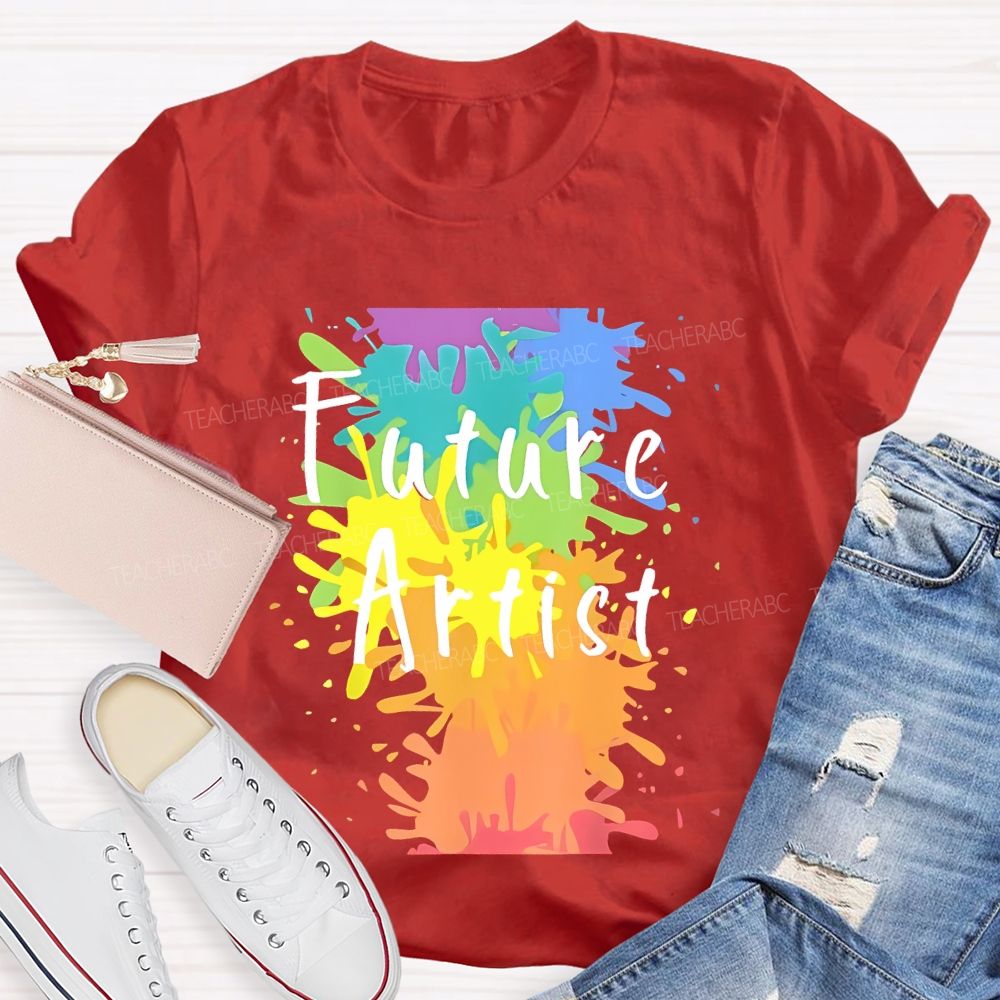 Future Artist Pattern Teacher T-shirt