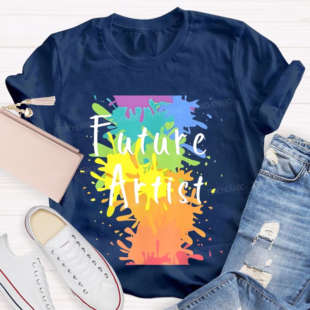 Future Artist Pattern Teacher T-shirt