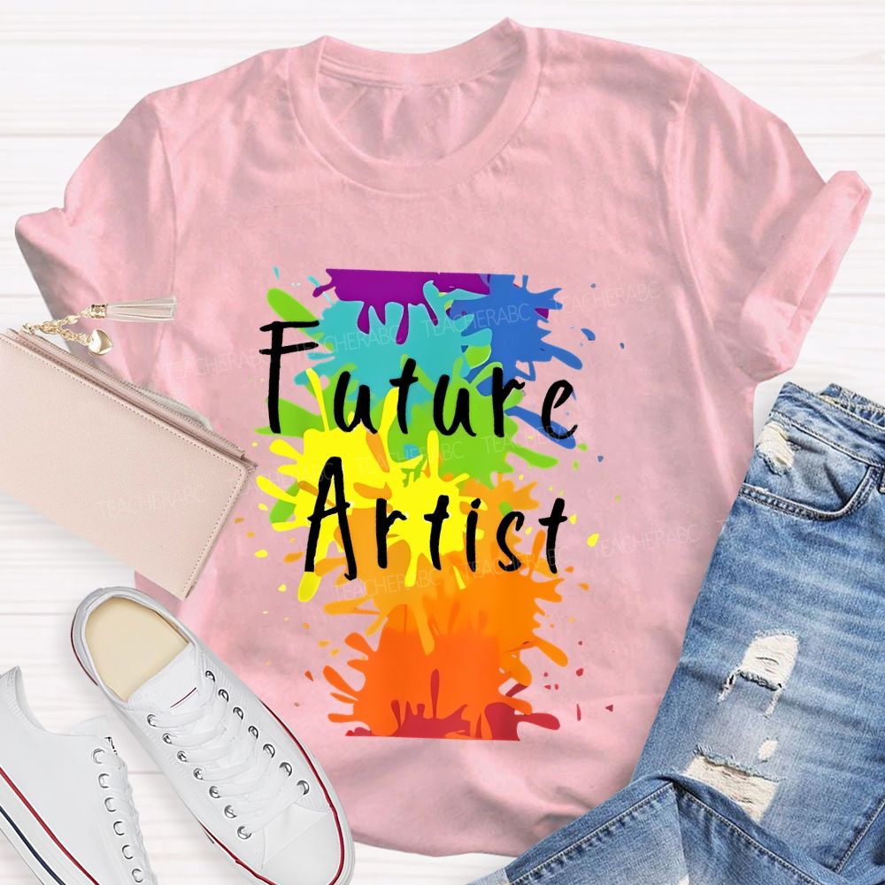Future Artist Pattern Teacher T-shirt