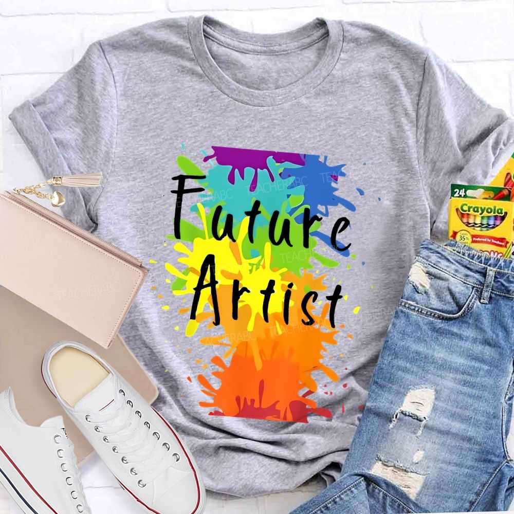 Future Artist Pattern Teacher T-shirt