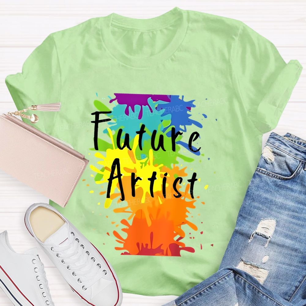Future Artist Pattern Teacher T-shirt