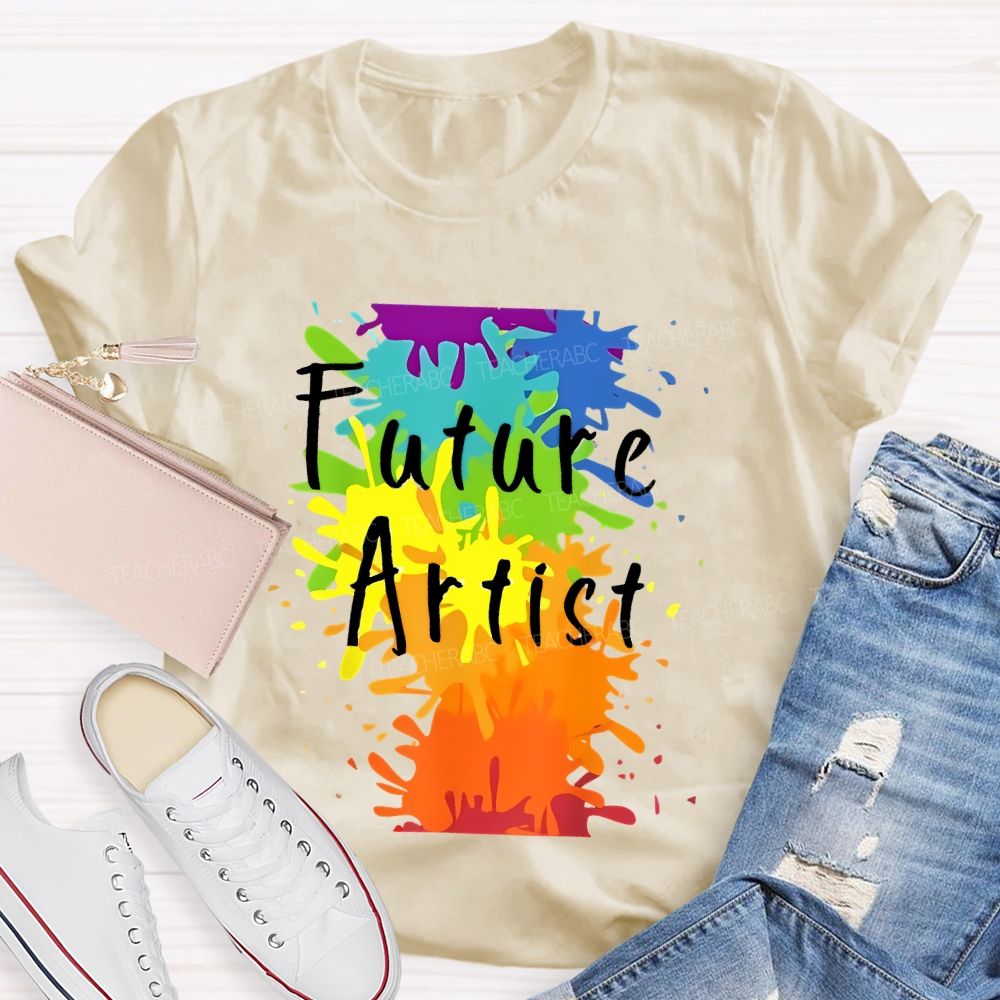 Future Artist Pattern Teacher T-shirt