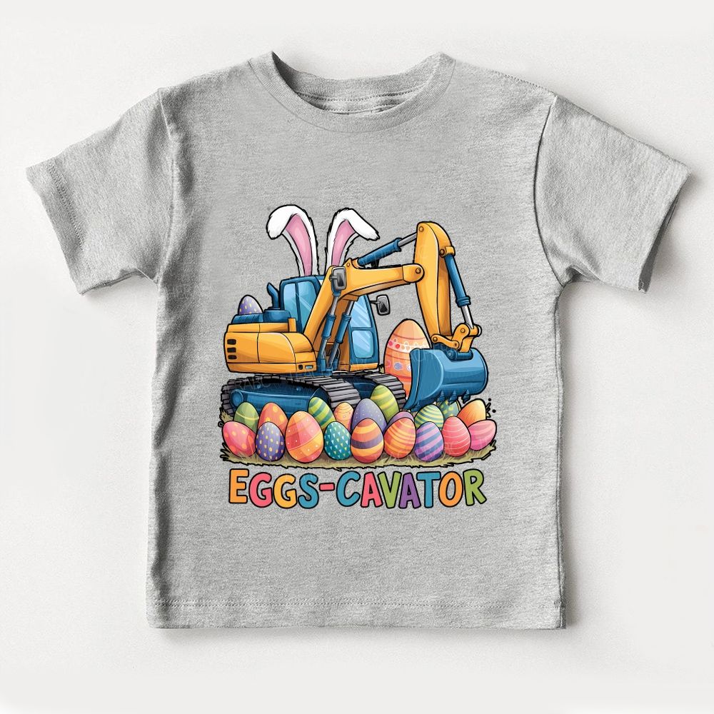 Eggs-Cavator Graphic  Toddler T-shirts