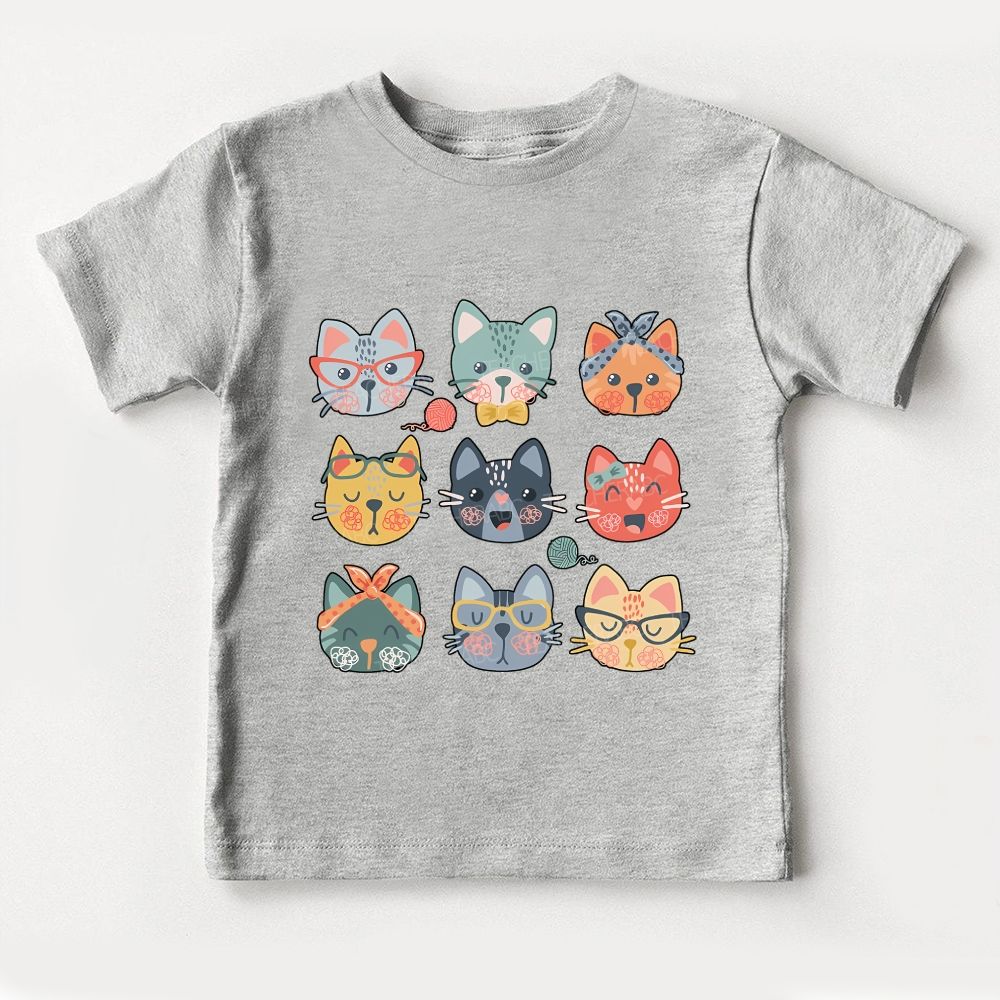 Cat Pattern  Toddler T-shirts