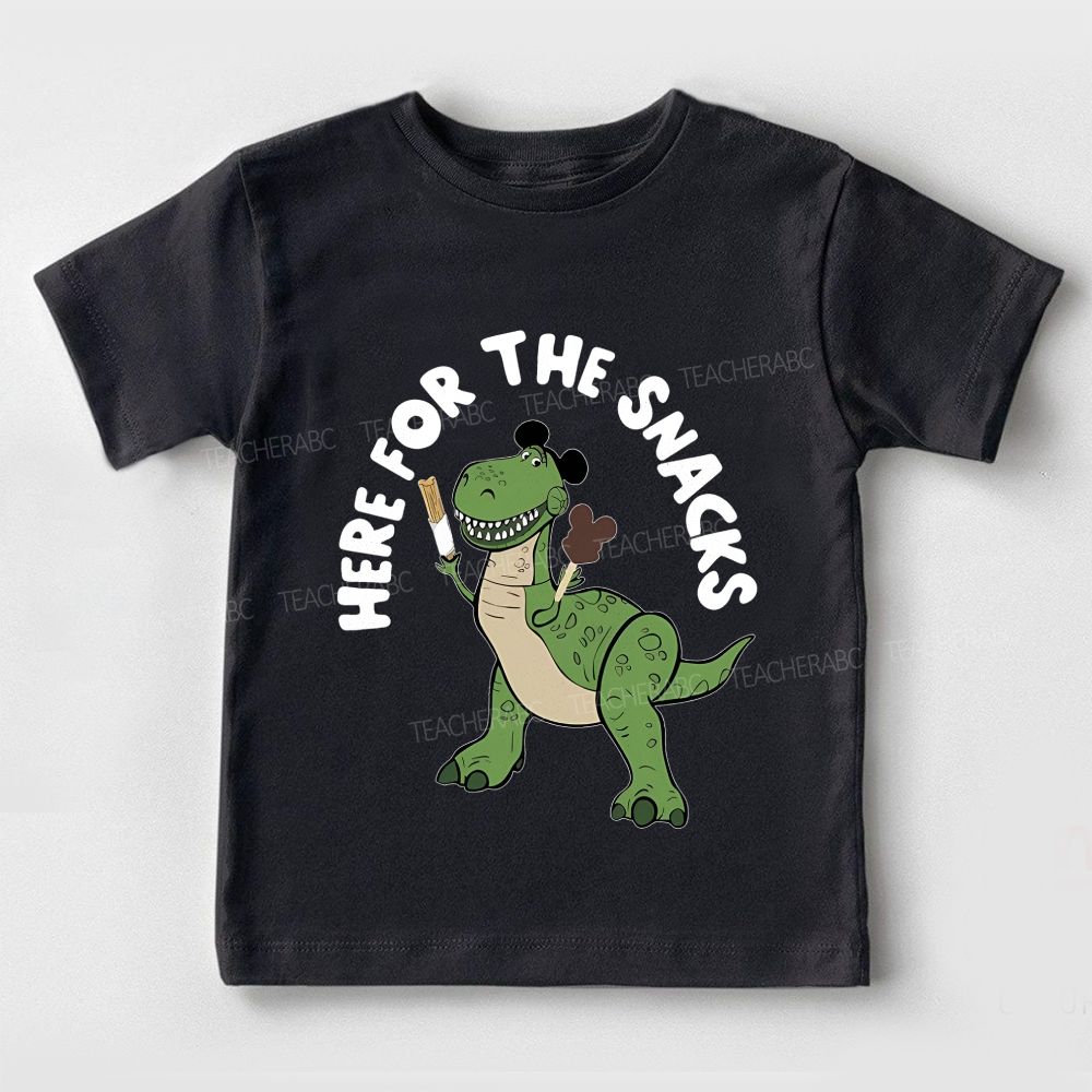 Here For The Snacks  Toddler T-shirts