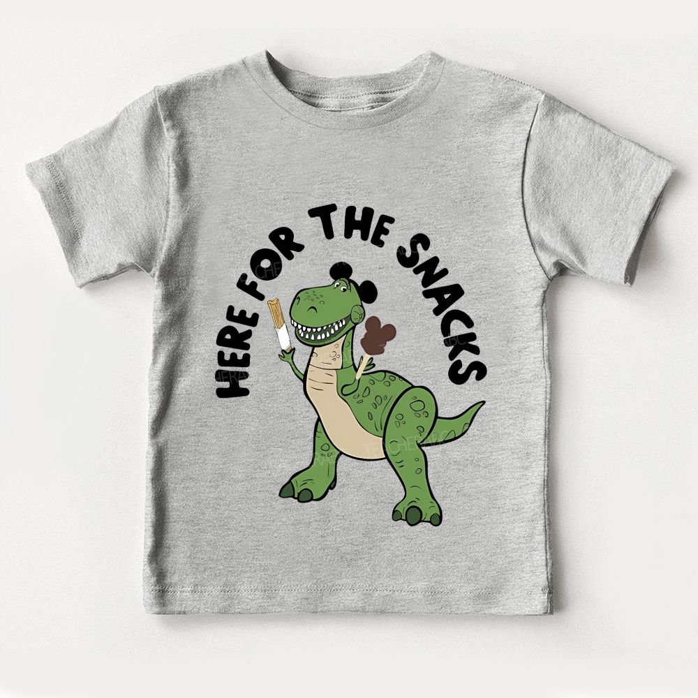 Here For The Snacks  Toddler T-shirts