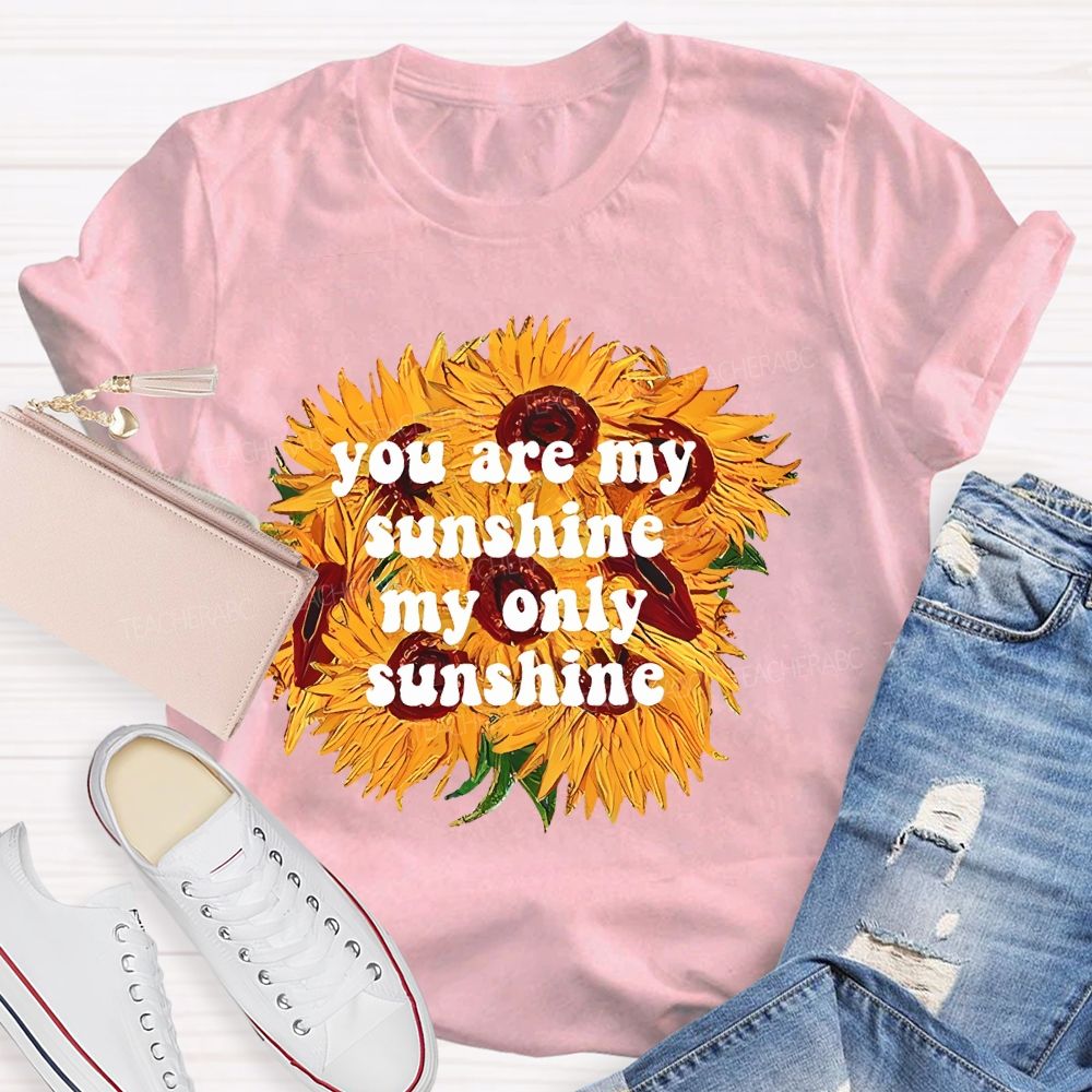 You Are My Sunshine My Only Sunshine  Teacher T-shirt