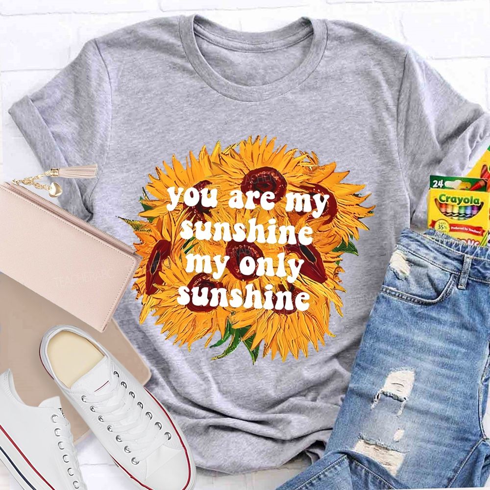 You Are My Sunshine My Only Sunshine  Teacher T-shirt