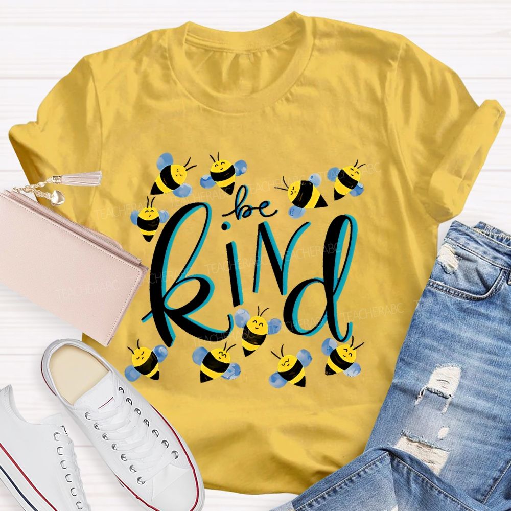 Bee  Kind Graphic  Teacher T-shirt