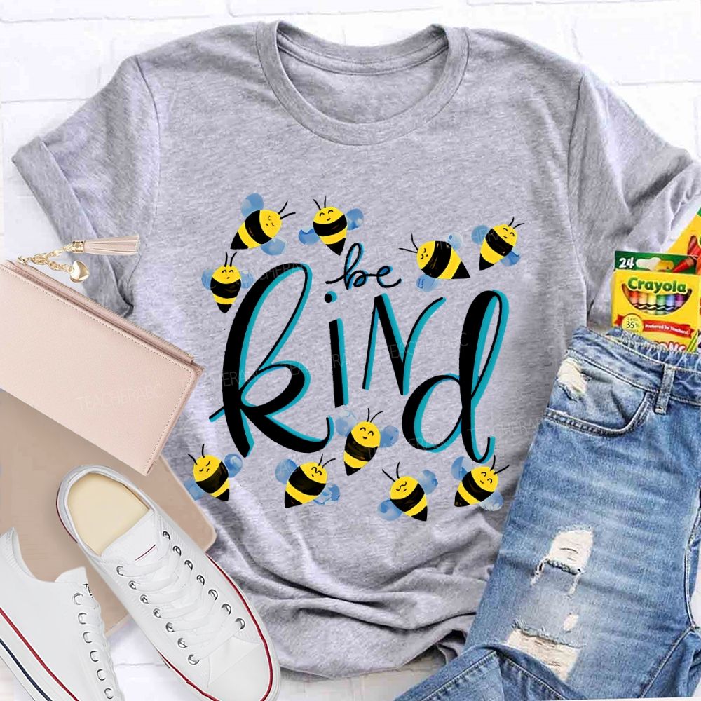 Bee  Kind Graphic  Teacher T-shirt