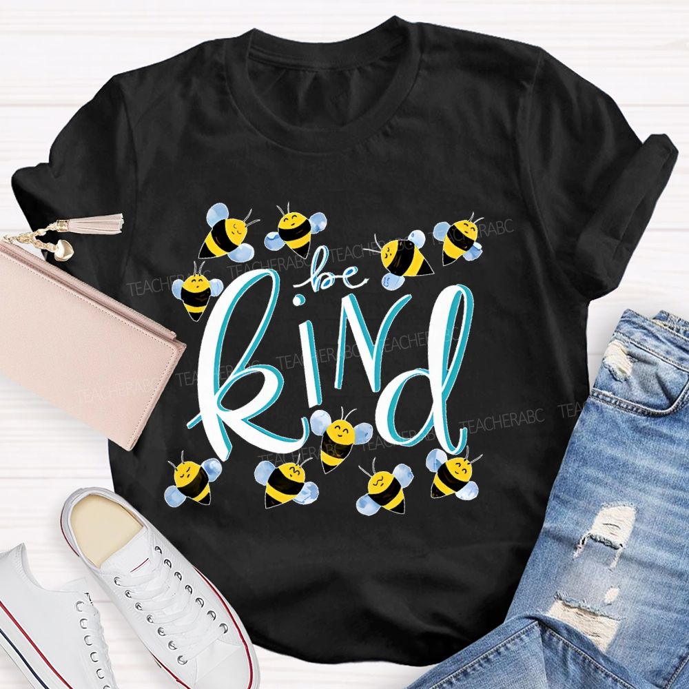 Bee  Kind Graphic  Teacher T-shirt