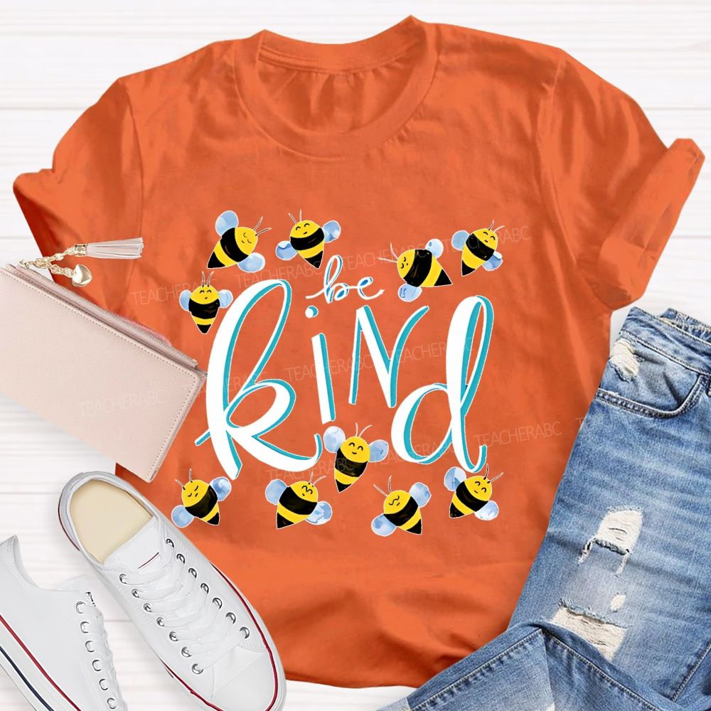 Bee  Kind Graphic  Teacher T-shirt