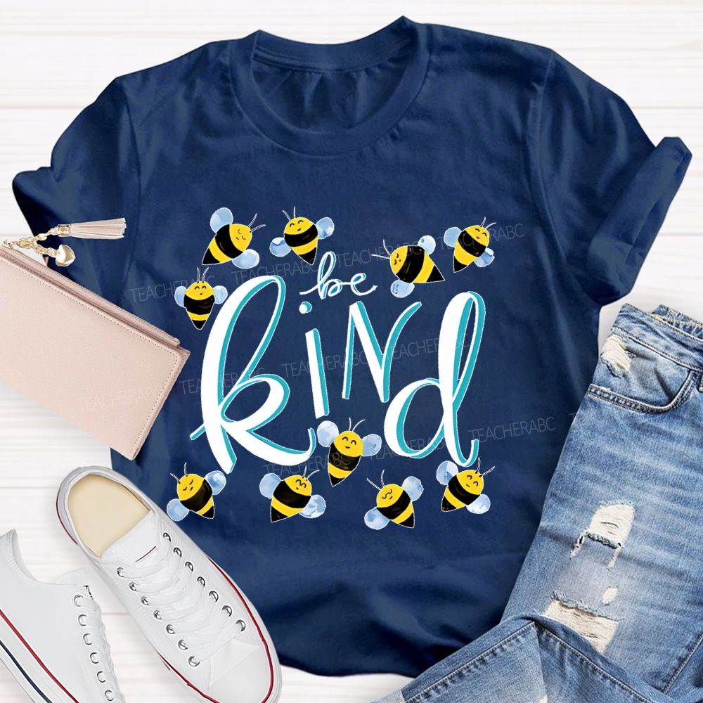 Bee  Kind Graphic  Teacher T-shirt