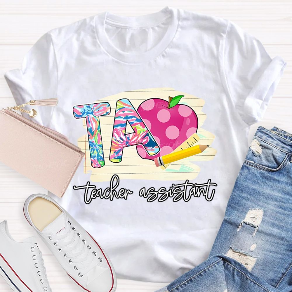 Teacher Assistant  Graphic  Teacher T-shirt