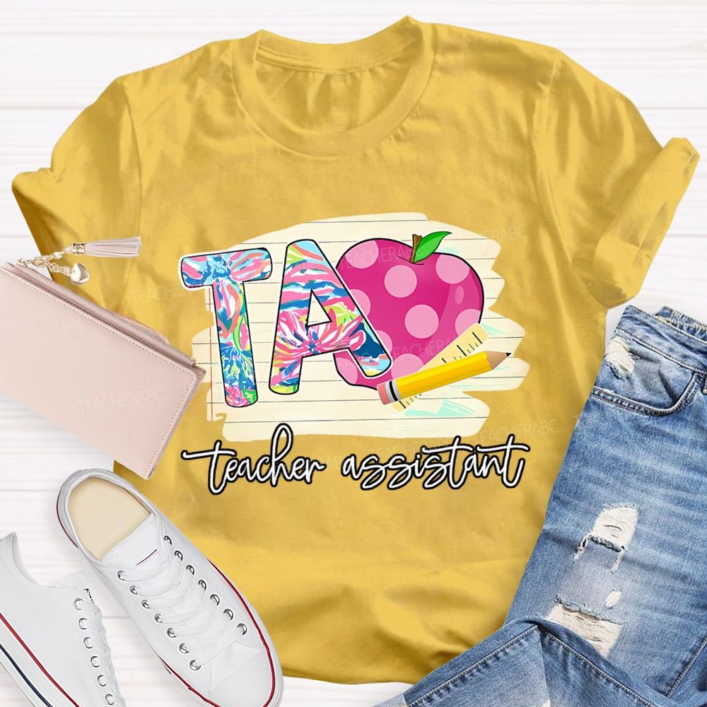 Teacher Assistant  Graphic  Teacher T-shirt
