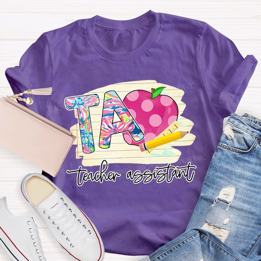 Teacher Assistant  Graphic  Teacher T-shirt