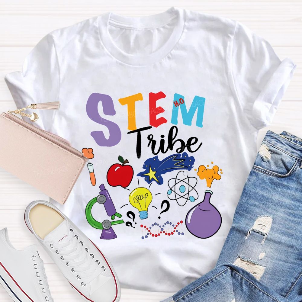 Stem Tribe Science Laboratory Equipment Teacher T-shirt