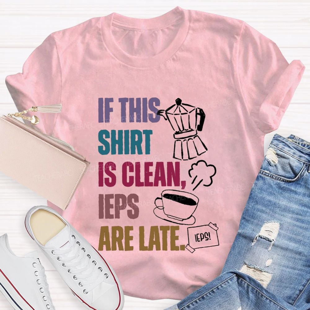 If This Shirt Is Clean IEPs Are Late Teacher T-shirt