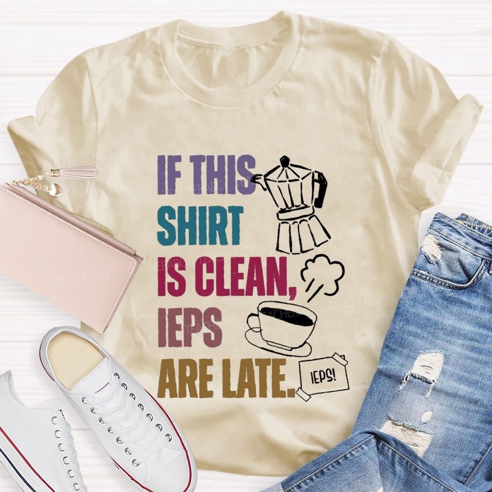 If This Shirt Is Clean IEPs Are Late Teacher T-shirt