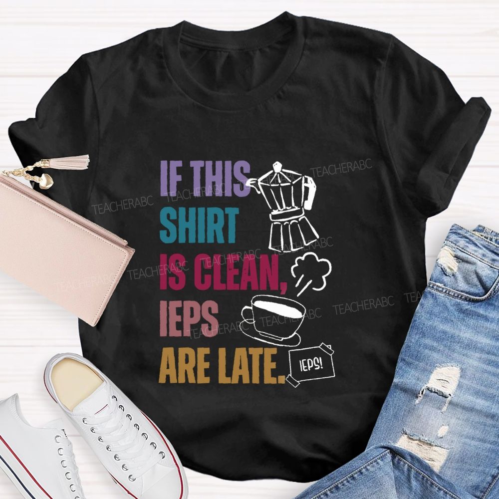 If This Shirt Is Clean IEPs Are Late Teacher T-shirt