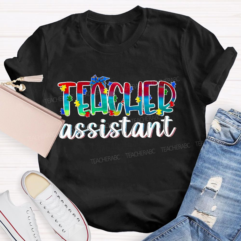 Teacher Assistant Puzzle  Teacher T-shirt