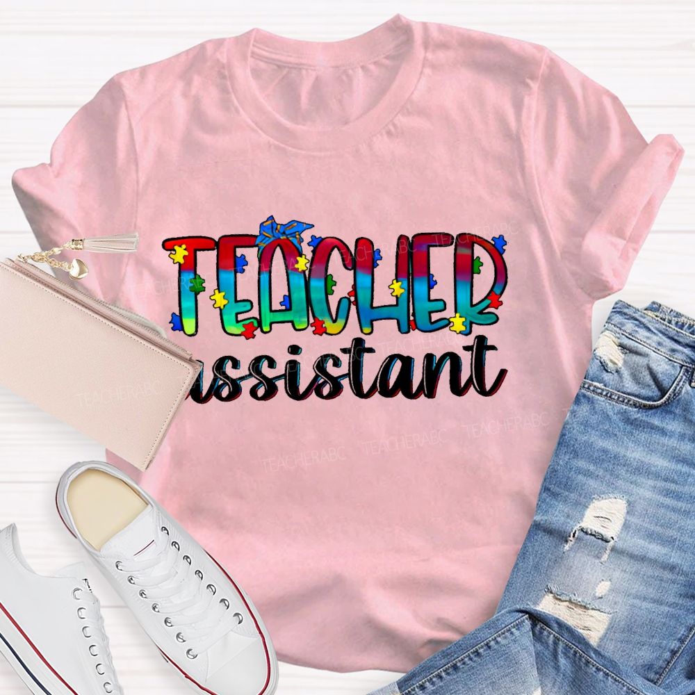 Teacher Assistant Puzzle  Teacher T-shirt