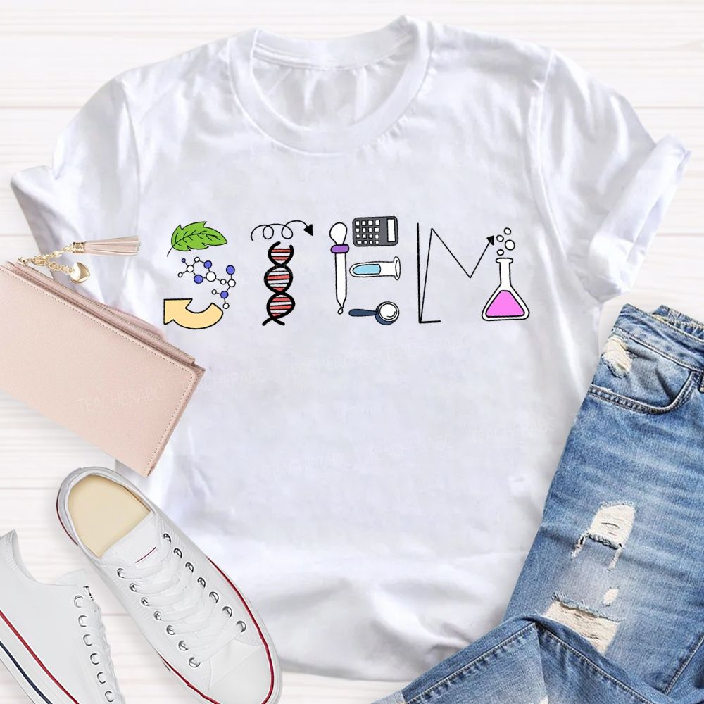 Stem Color Science Experiment Equipment T-shirt