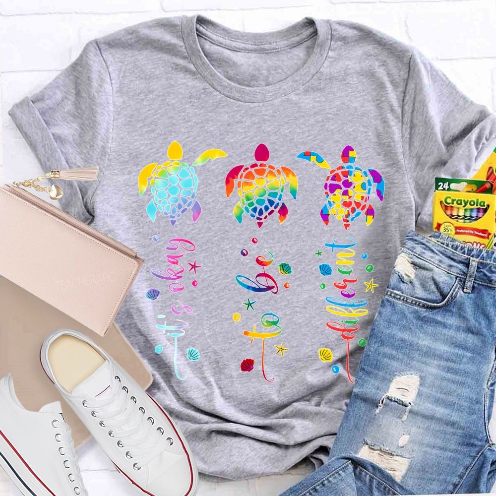 It'S Okay To Be A Turtle Of A Different Color T-shirt