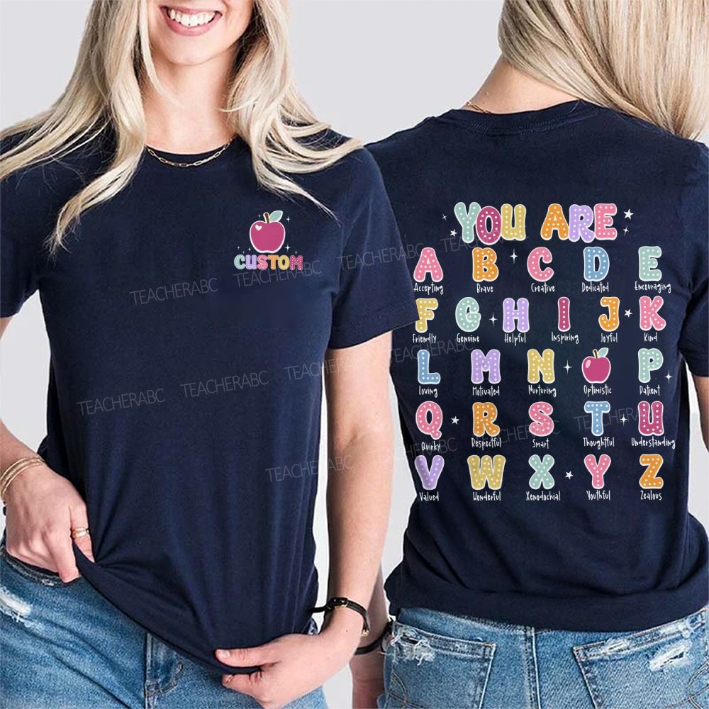 Personalized Name You Are Accepting Brave Creative Dedicated Double Printed T-shirt