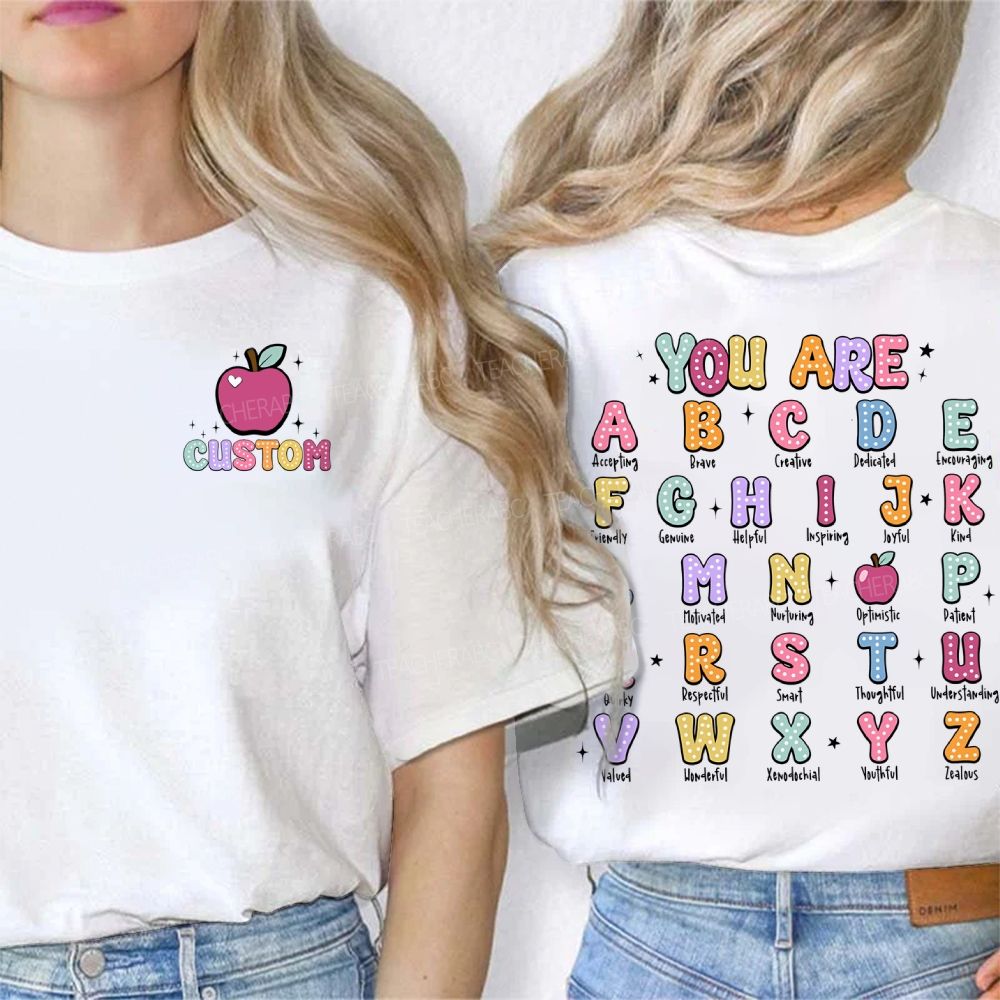 Personalized Name You Are Accepting Brave Creative Dedicated Double Printed T-shirt