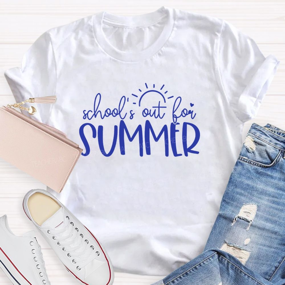 School'S Out For Summer Sunshine Teacher T-Shirt