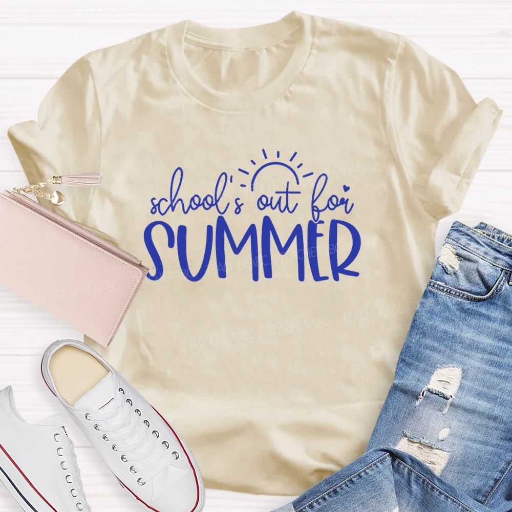 School'S Out For Summer Sunshine Teacher T-Shirt