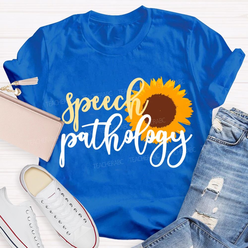 Speech Pathology And Sunflowers Special Education T-shirt