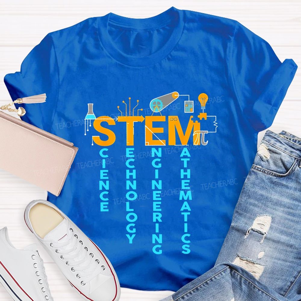 Stem Science Technology Engineering Math Teacher T-shirt