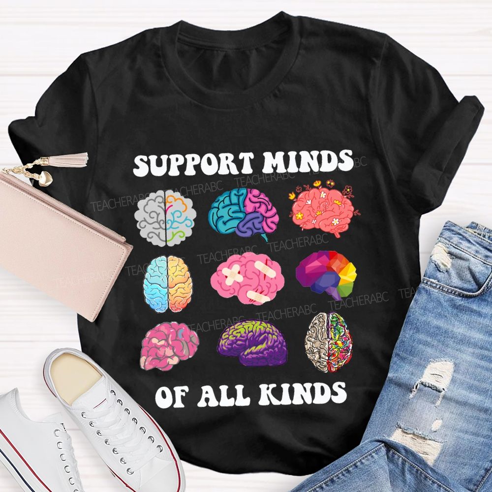 Support Minds Of All Kinds Special Education T-shirt