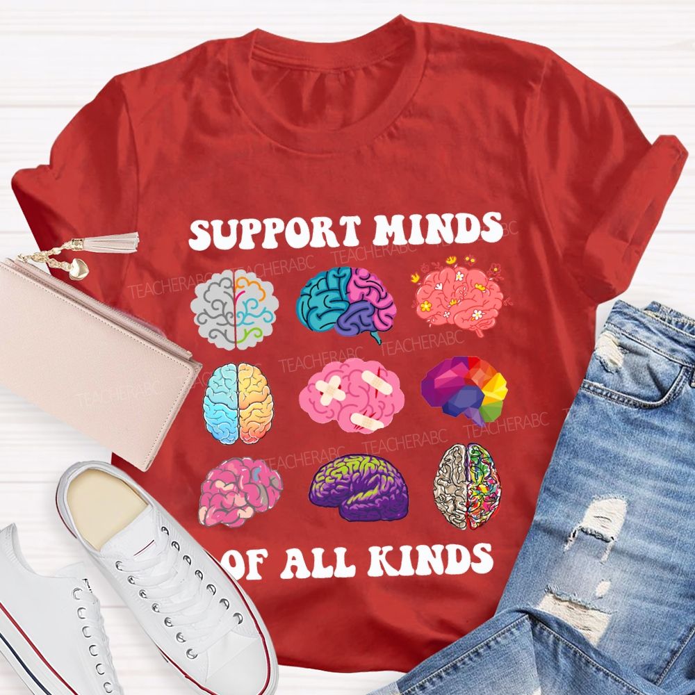 Support Minds Of All Kinds Special Education T-shirt
