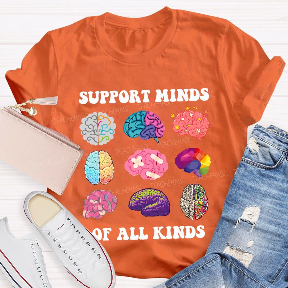Support Minds Of All Kinds Special Education T-shirt