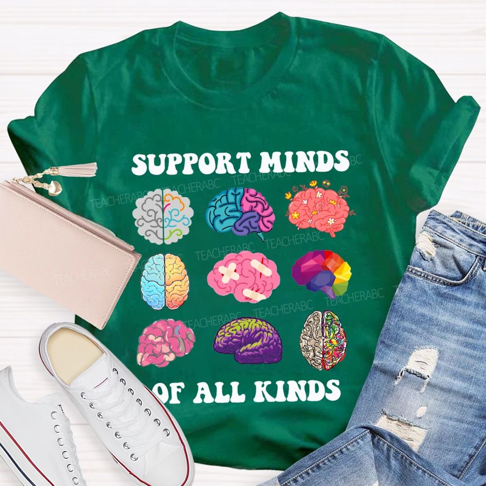 Support Minds Of All Kinds Special Education T-shirt
