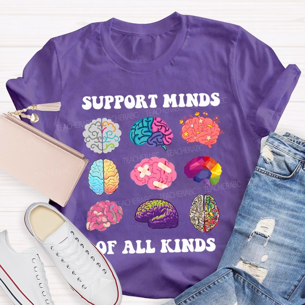 Support Minds Of All Kinds Special Education T-shirt