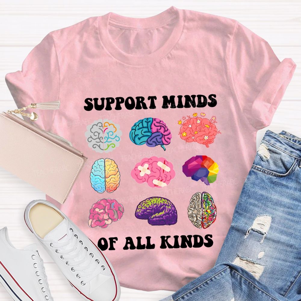Support Minds Of All Kinds Special Education T-shirt