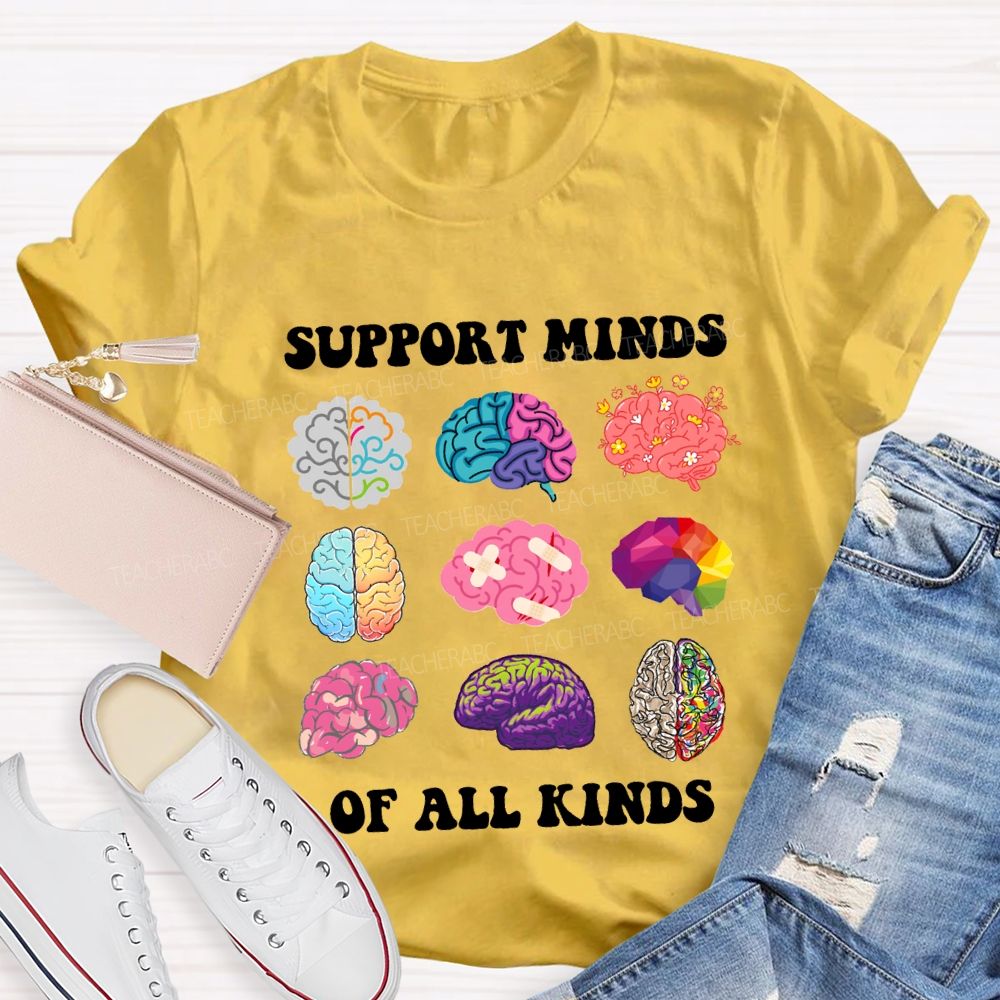 Support Minds Of All Kinds Special Education T-shirt