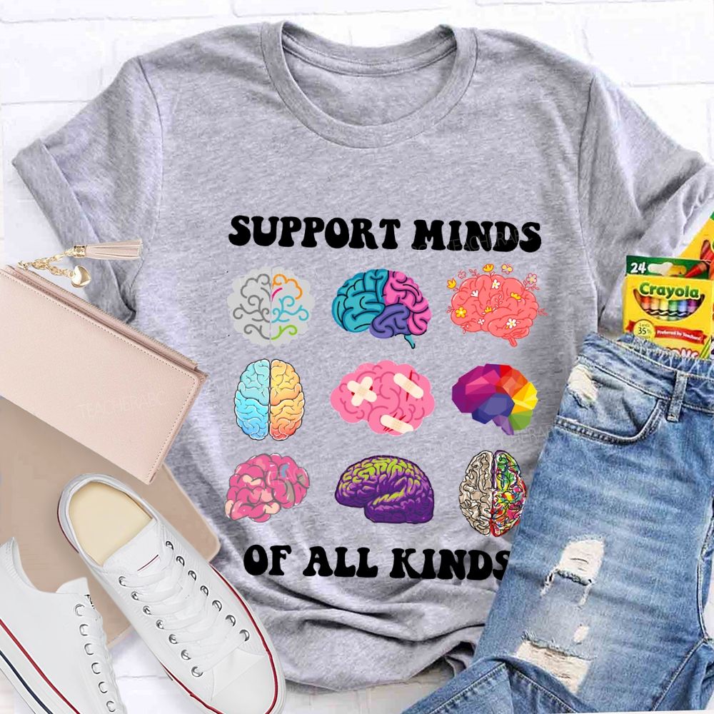 Support Minds Of All Kinds Special Education T-shirt