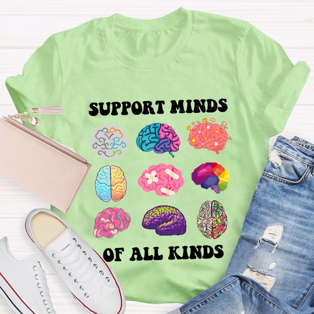 Support Minds Of All Kinds Special Education T-shirt
