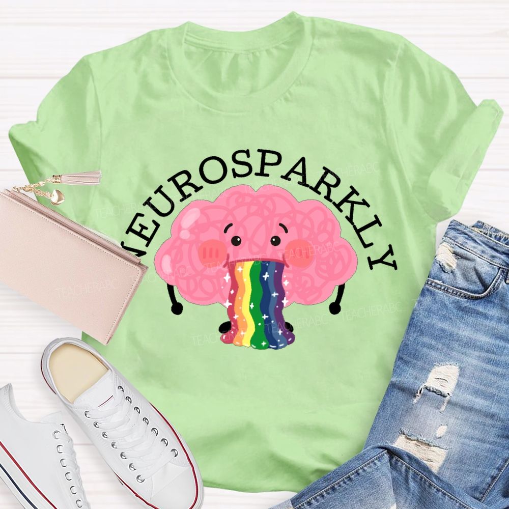 My Brain Is Different But That'S What Makes Me Shine T-shirt