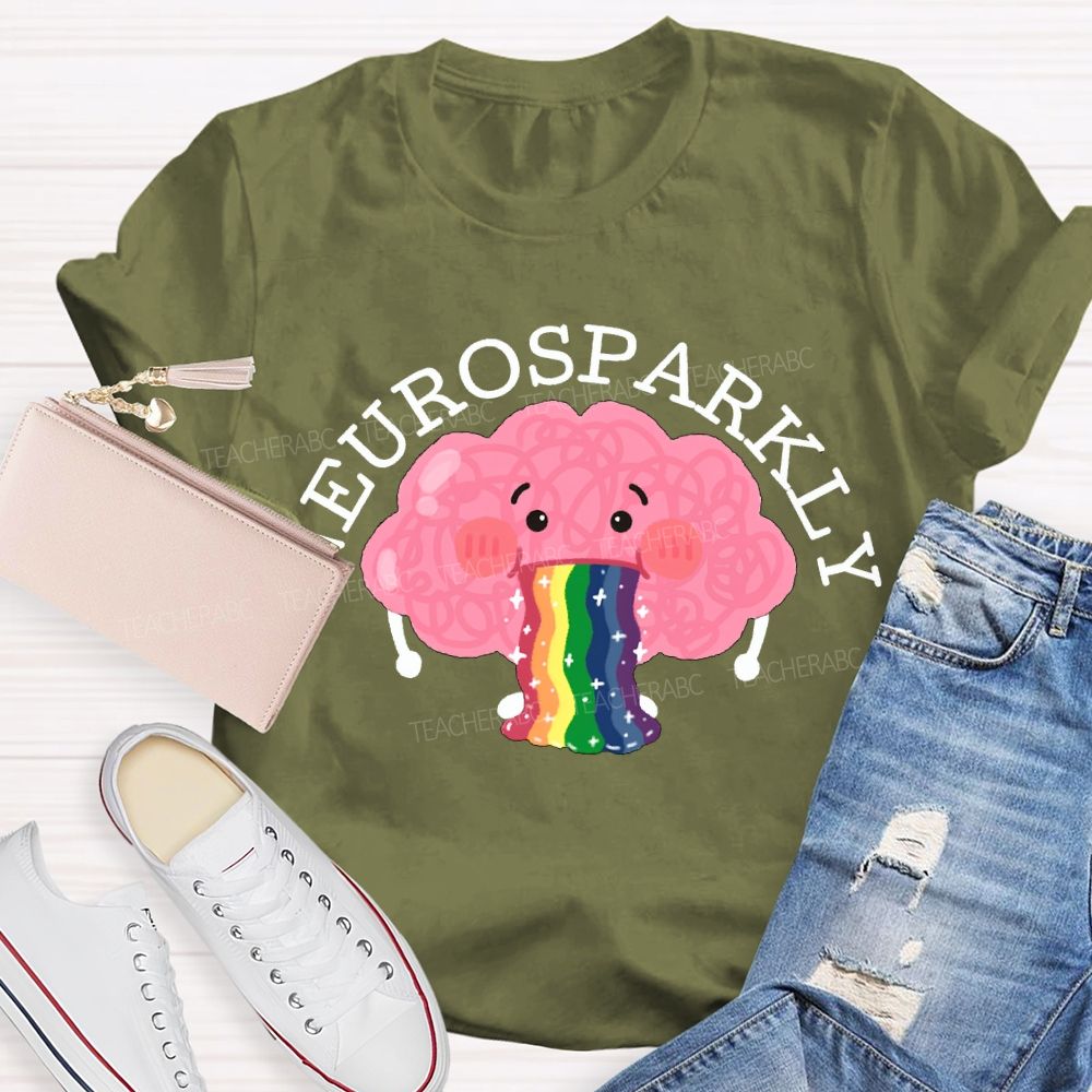 My Brain Is Different But That'S What Makes Me Shine T-shirt