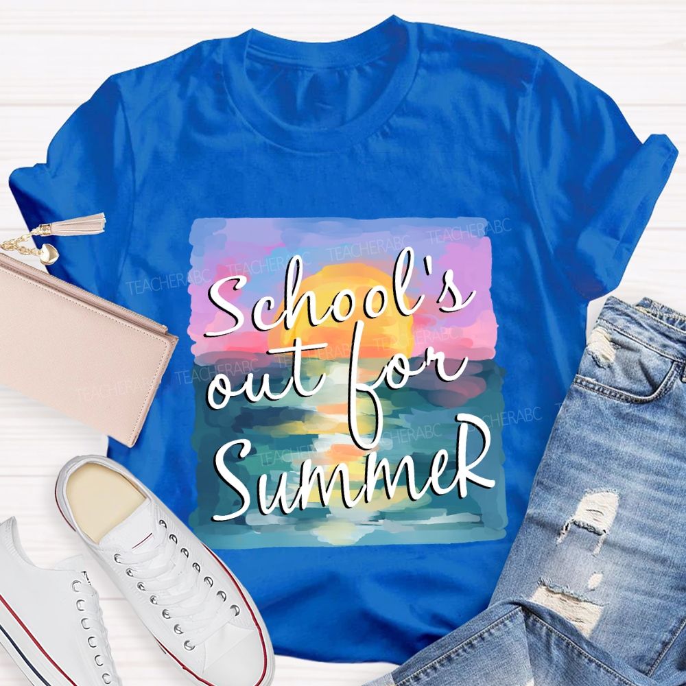 School's Out For Summer Summer Vacation Teacher T-Shirt