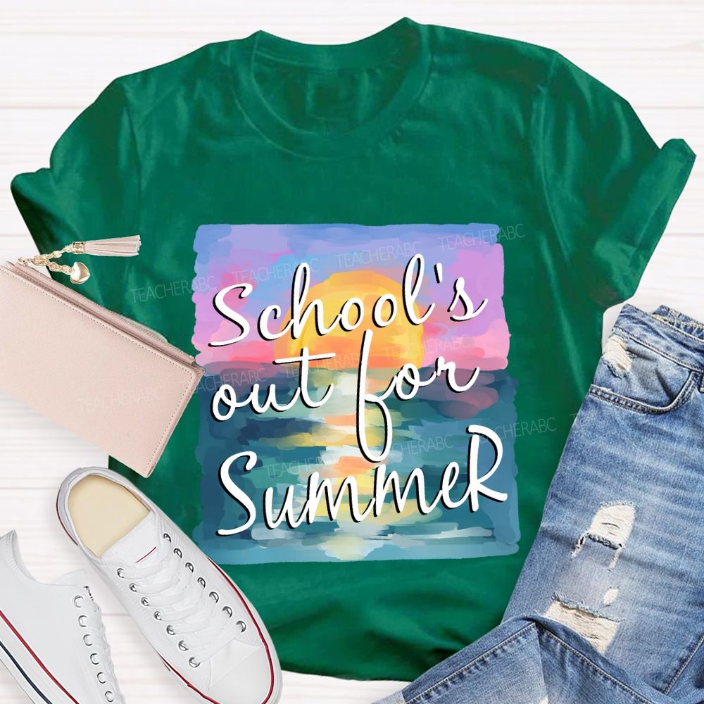 School's Out For Summer Summer Vacation Teacher T-Shirt