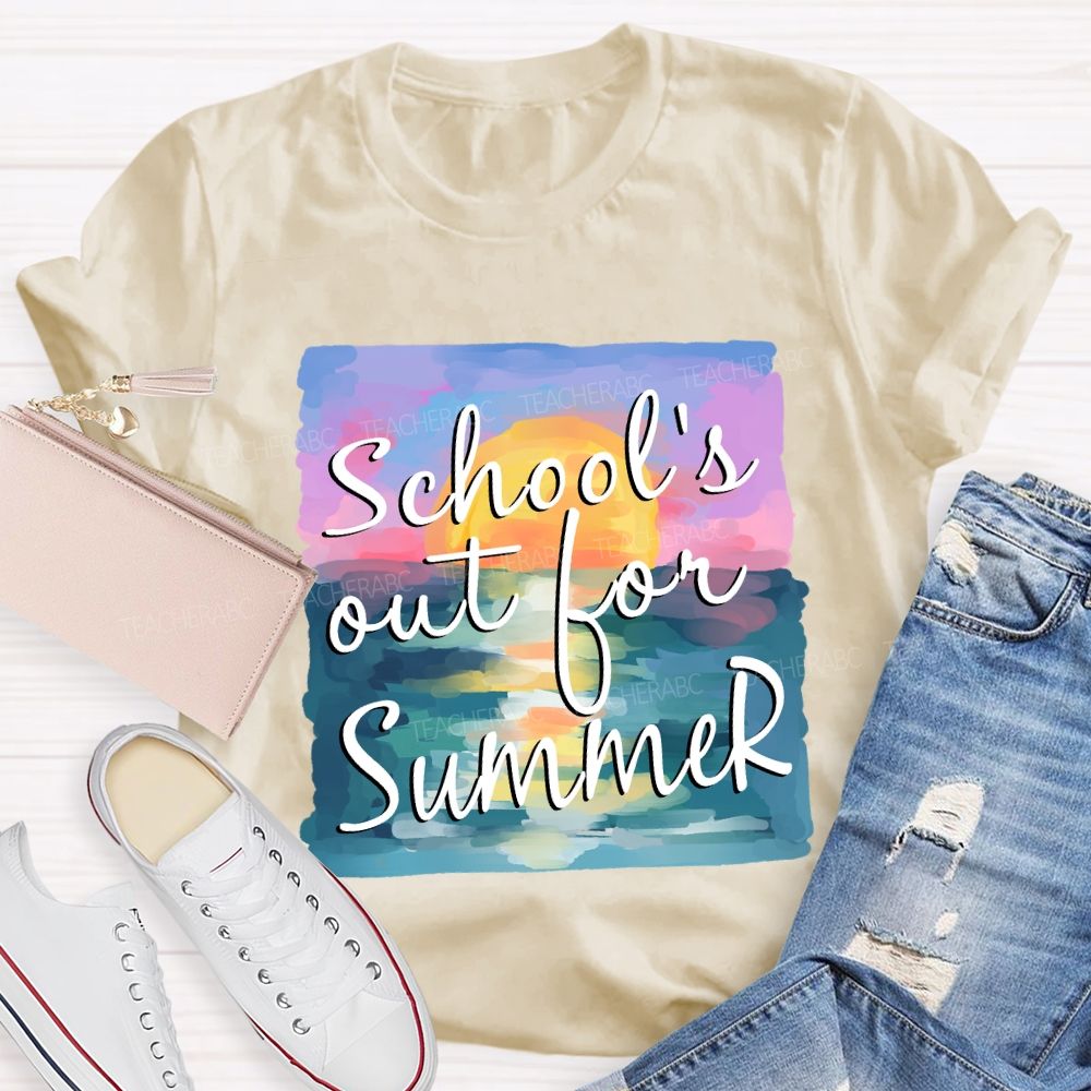 School's Out For Summer Summer Vacation Teacher T-Shirt