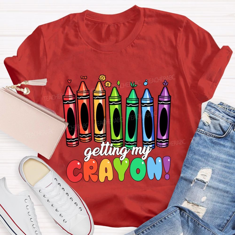 Getting My Crayon Art Teacher T-shirt