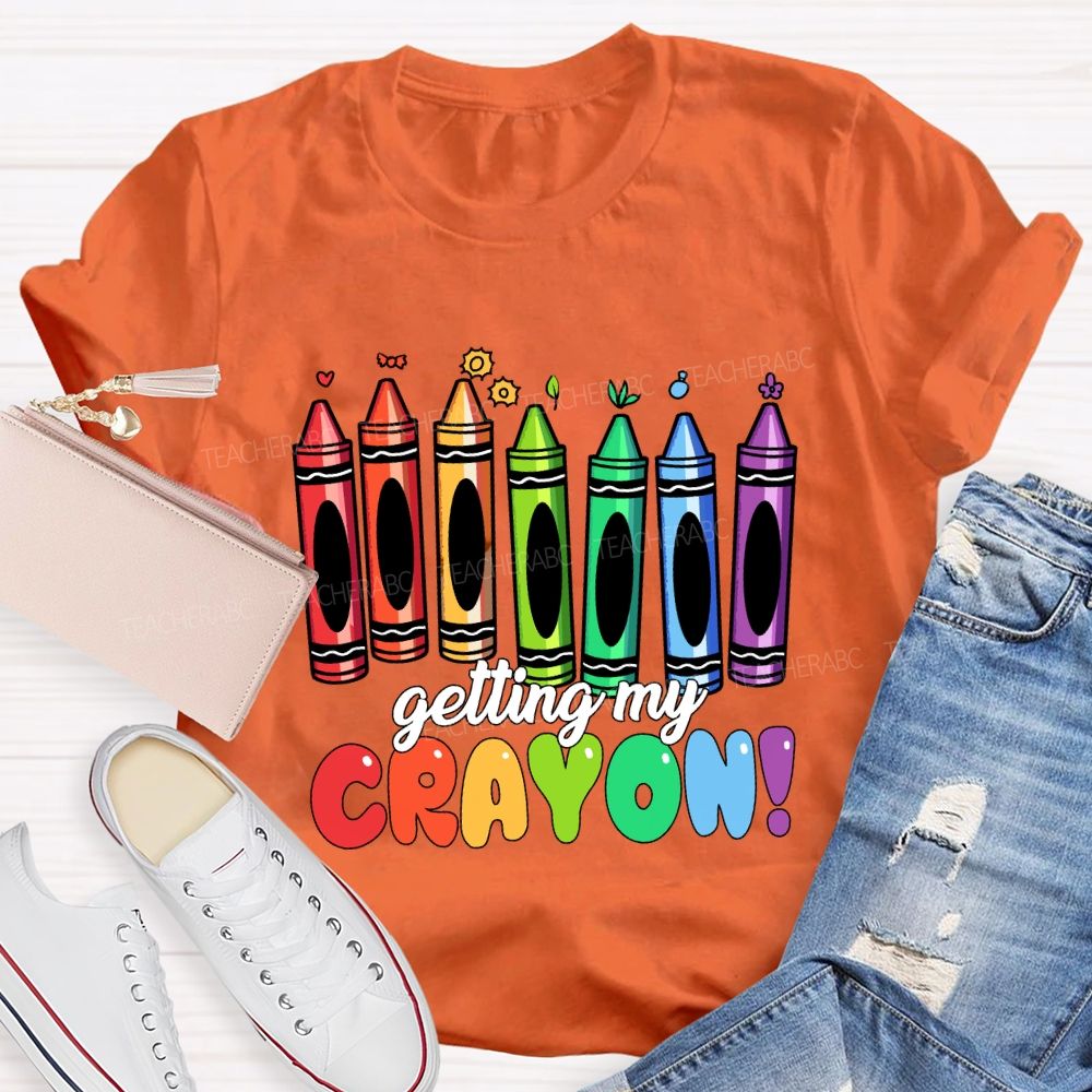 Getting My Crayon Art Teacher T-shirt